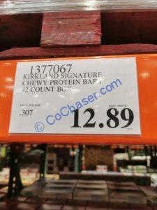 Costco-1377067-Kirkland-Signature-Chewy-Protein-Bars-tag