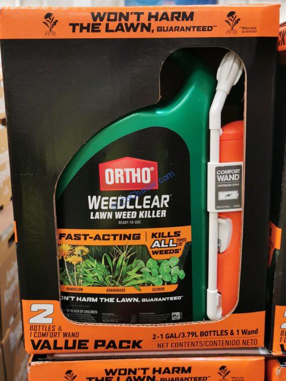 Ortho WeedClear RTU Lawn Weed Killer 2-1 GAL Bottles + 1 Wand
