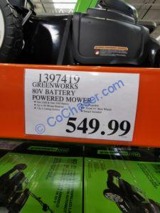 Costco-1397419-Greenworks-80V-Battery-Powered-Mower-tag