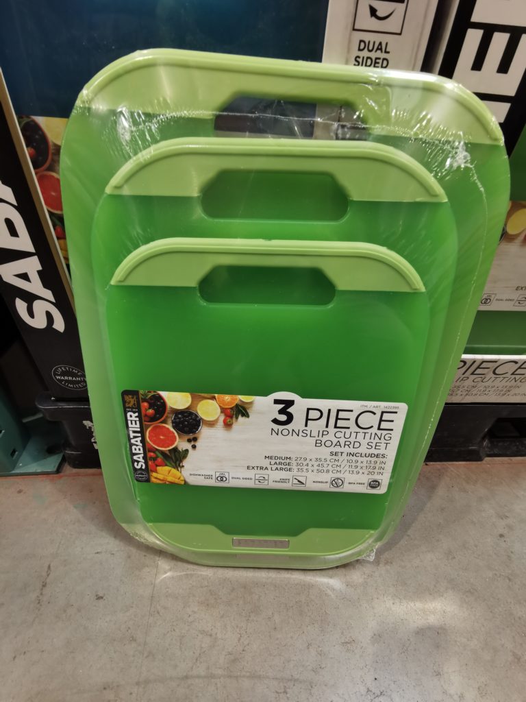 Sabatier 3 Piece Non Slip Cutting Board Set CostcoChaser