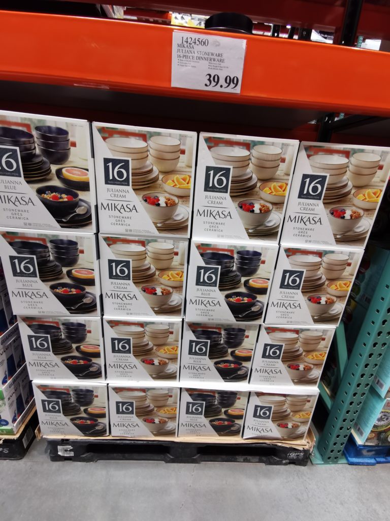 Costco1424560MikasaJulianaStoneware16PieceDinnerwareall