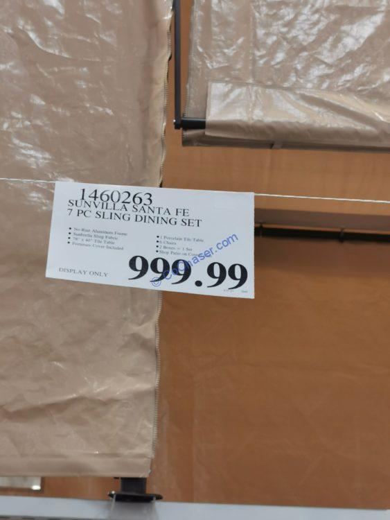 Costco-1460263-Sunvilla-Santa-FE-7PC-Sling-Dining-Set-tag