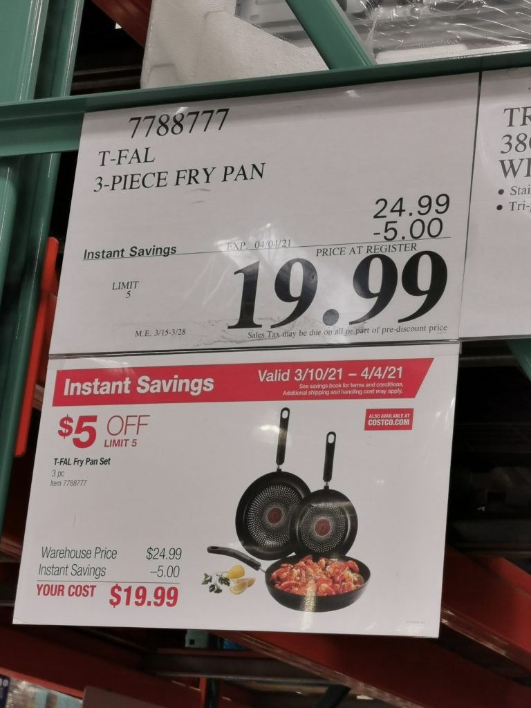 Costco7788777TFal3pieceFryPanSettag CostcoChaser