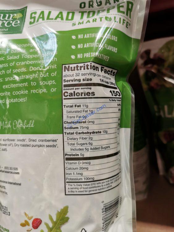 NaturSource Organic Salad Toppers 32 Ounce Bag CostcoChaser