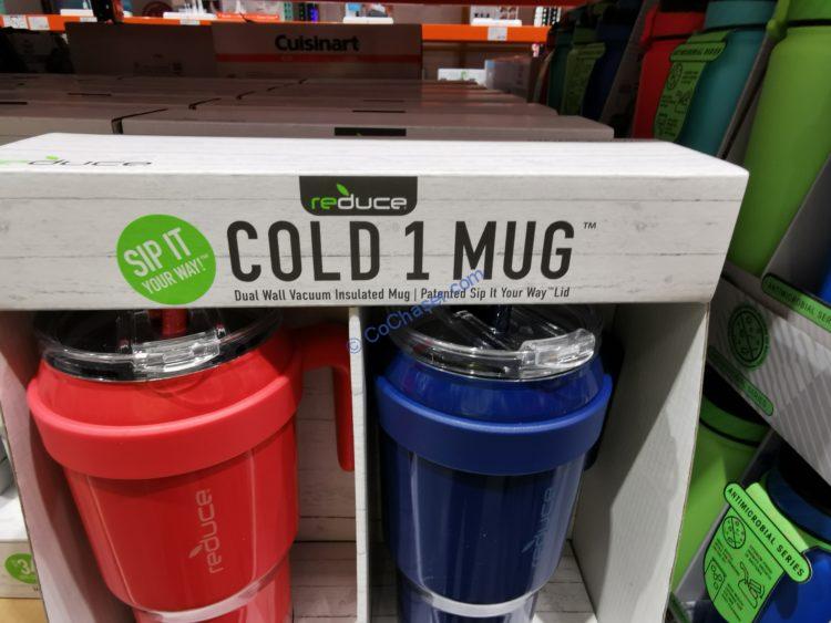 Reduce 40 oz. Cold1 Mug with Handle, 2pack CostcoChaser
