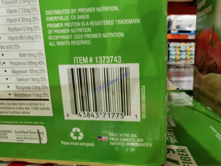 Costco1373743PremierProteinShakeAppleCinnamonwithOatsbar1