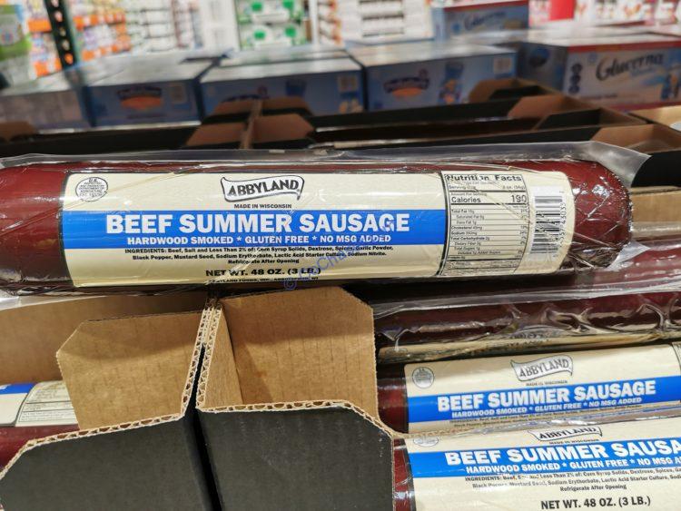 Abbyland Beef Summer Sausage 3 Pounds CostcoChaser