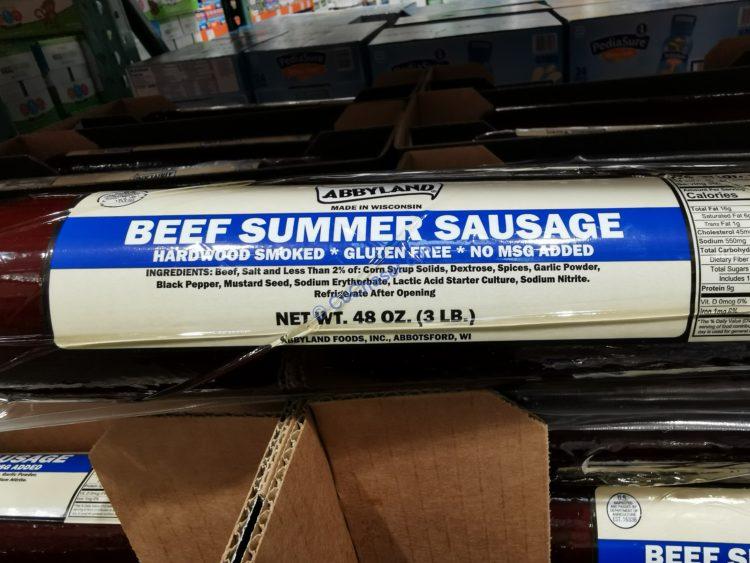 Abbyland Beef Summer Sausage 3 Pounds CostcoChaser