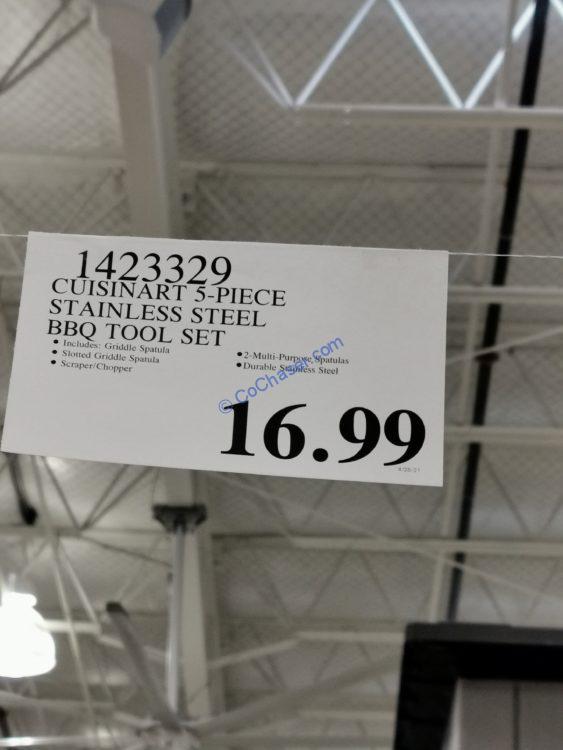Costco1423329Cuisinart5pieceStainlessSteelBBQToolSettag CostcoChaser