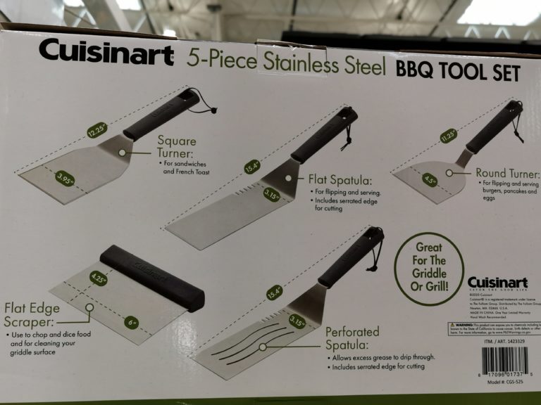 Costco1423329Cuisinart5pieceStainlessSteelBBQToolSet4 CostcoChaser