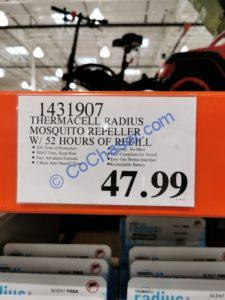 Costco-1431907-Thermacell-Radius-Mosquito-Repeller-tag