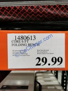 Costco-1480613-CORE-6FT-Folding-in-Half-Bench-tag