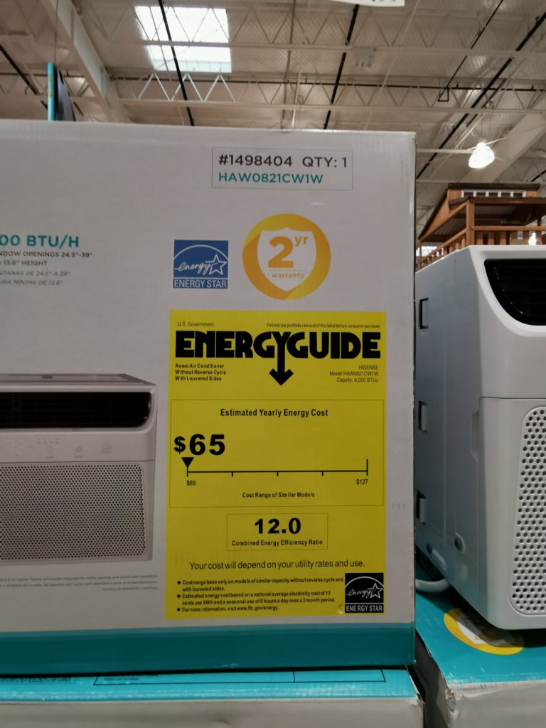 Costco1498404HisenseWindowAirConditioner4 CostcoChaser