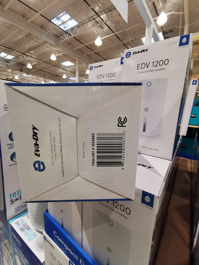 Costco1503666EVADRYElectricDehumidifierSingleUnitbar CostcoChaser