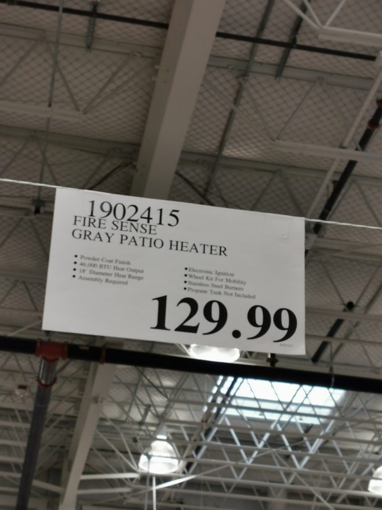 Costco1902415FireSenseGrayPatioHeatertag CostcoChaser