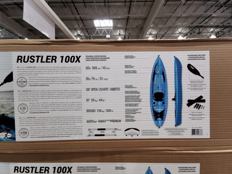 Costco2000569PelicanRustler100XSitInKayakwithPaddle1