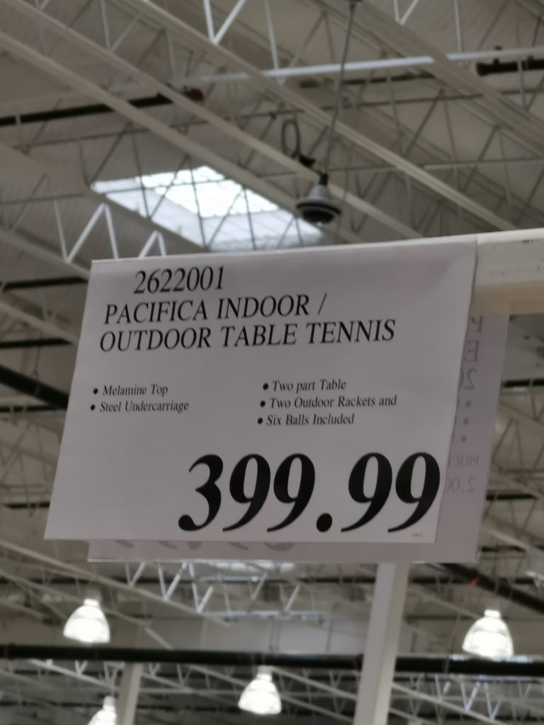Costco2622001PacificaIndoorOutdoorTable Tennistag CostcoChaser