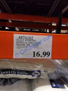 Costco-4874102-Sealy-Sterling-Down-Alternative-Pillow-tag