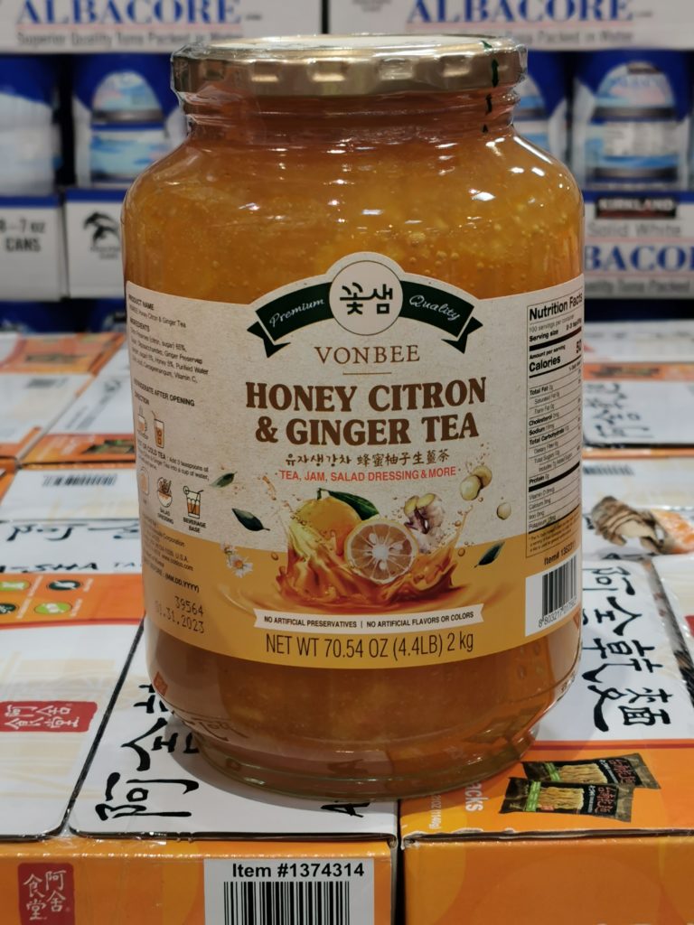 Vonebee Honey Citron Ginger Tea 70.54 OZ Container