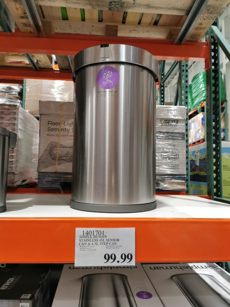 Costco1401701SimplehumanStainless45LSensorCan CostcoChaser