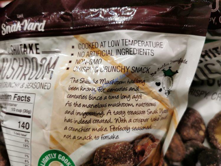The Snak Yard Shiitake Mushrooms 10.6 Ounce Bag – CostcoChaser