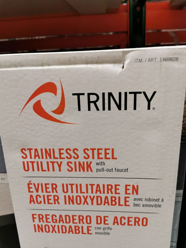 Costco1469828TrinityStainlessSteelUtilitySinkwithPulldown