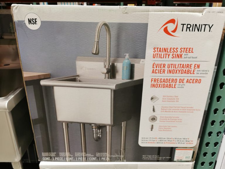 Costco1469828TrinityStainlessSteelUtilitySinkwithPulldown