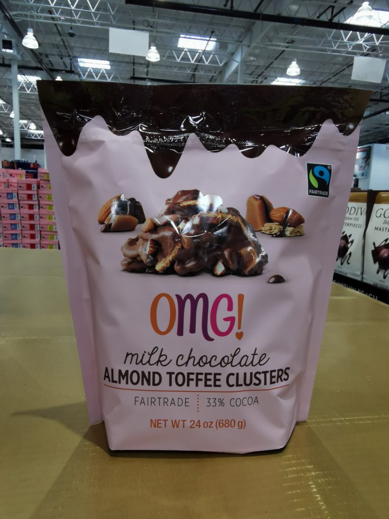 OMG! Almond Toffee Clusters 24 Ounce Bag CostcoChaser