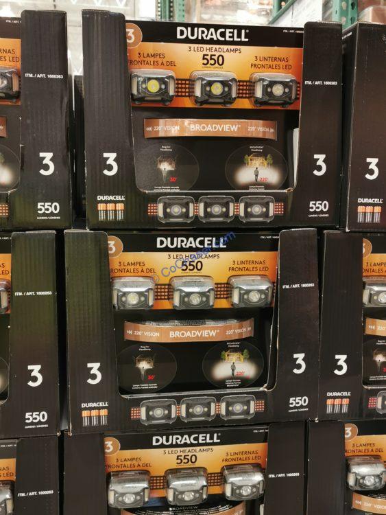 Duracell Broadview 550 Lumen Head Lamp 3Pack CostcoChaser