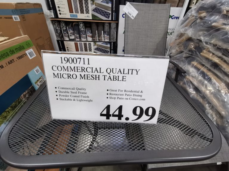 Sunvilla Commercial Mesh Table CostcoChaser