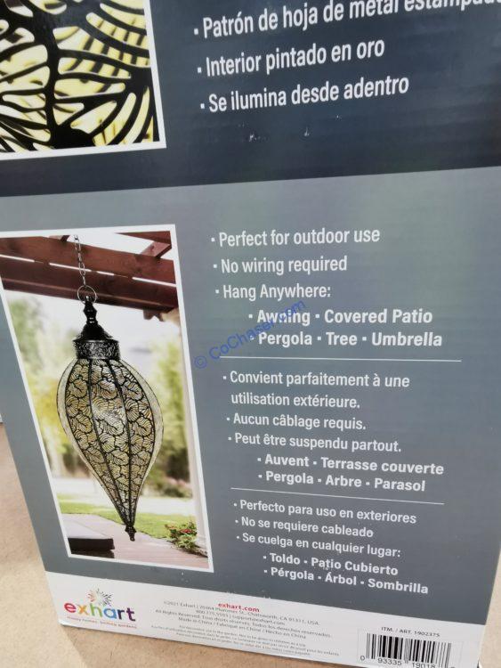Costco1902375DecorativeOutdoorPendantLightspec CostcoChaser