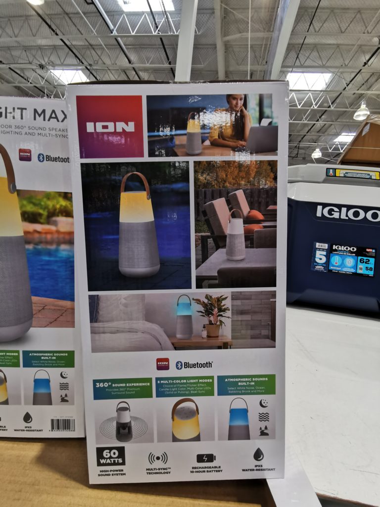 Costco2114466 IONAudioBrightMaxIndoorOutdoor360Bluetooth
