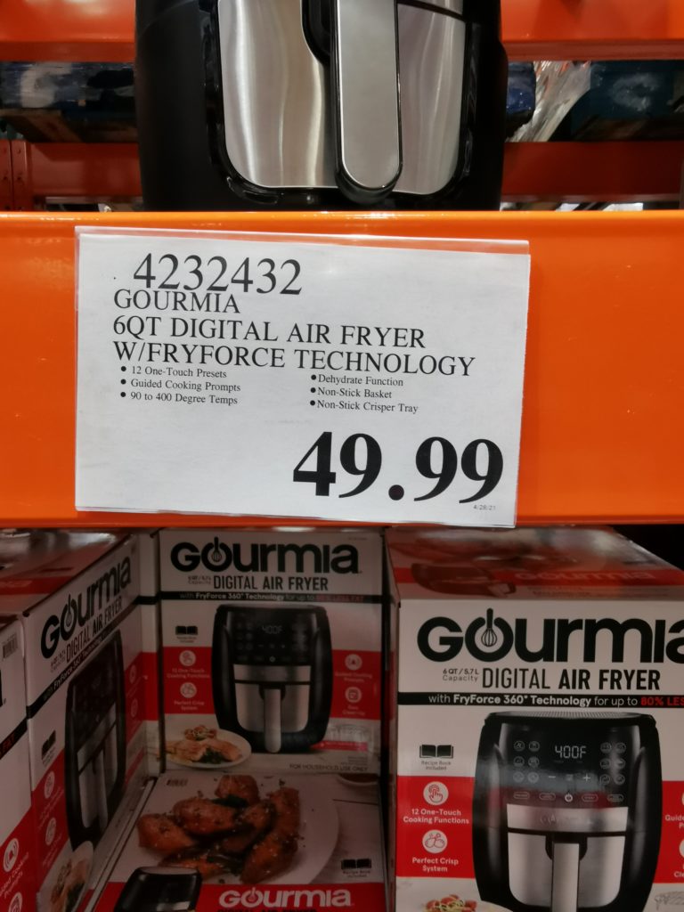 Costco4232432Gourmia6QuartDigitalAirFryertag CostcoChaser