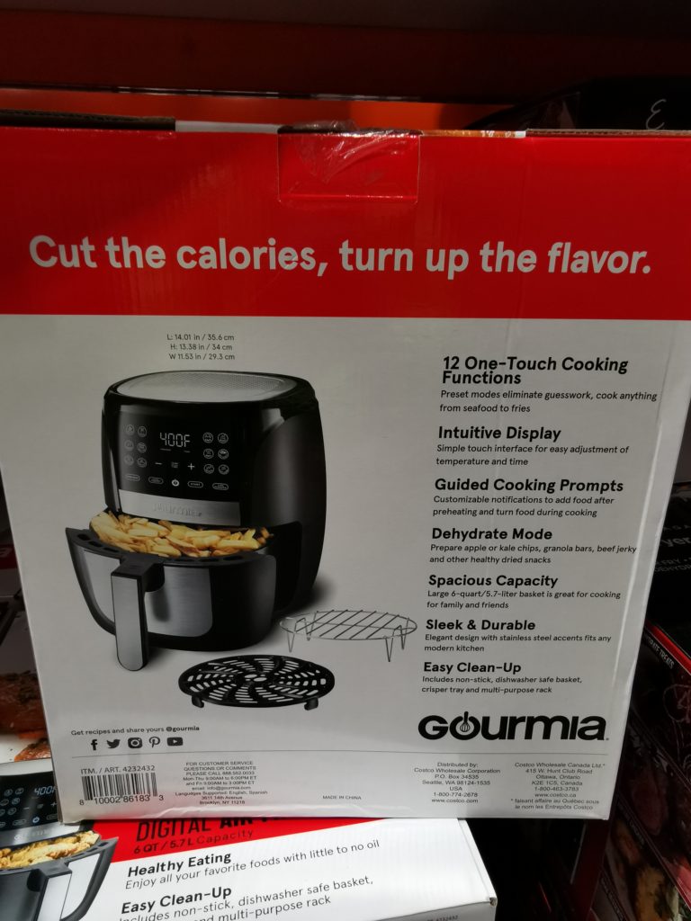 Costco4232432Gourmia6QuartDigitalAirFryer6 (2) CostcoChaser
