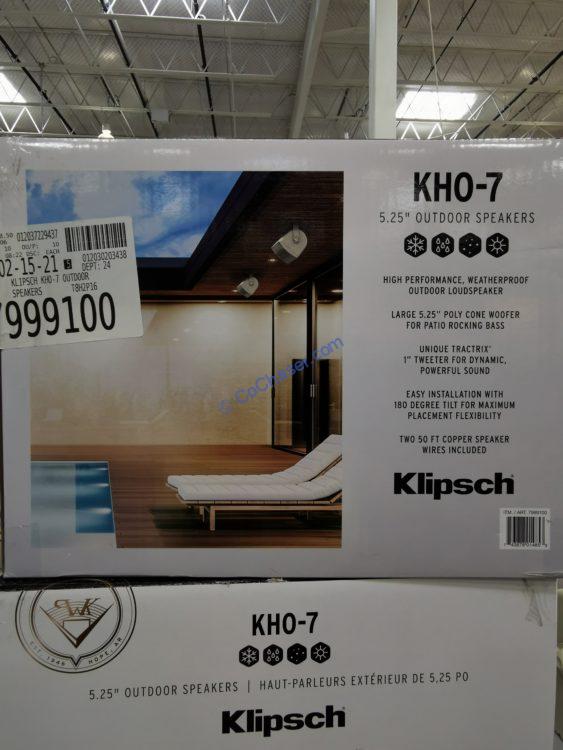 Costco7999100KlipschKHO7OutdoorWeatherproofSpeakers1 CostcoChaser