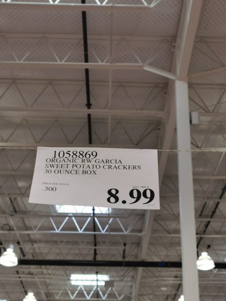 RW Garcia Organic Sweet Potato Crackers 30 Ounce Box CostcoChaser