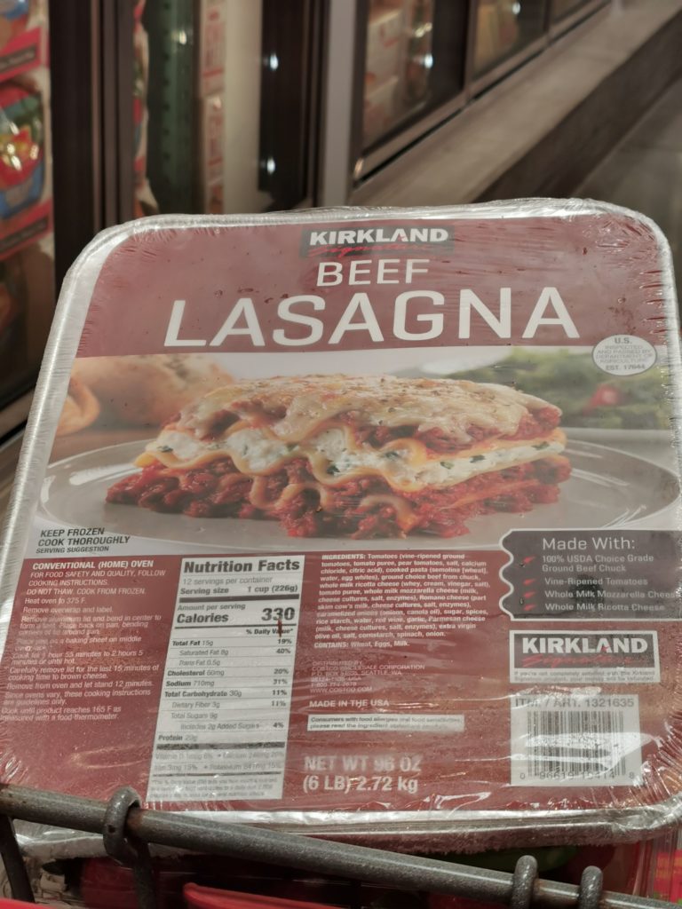 Kirkland Signature Sausagebeef Lasagna 2 Pack 3 Lbs E vrogue.co