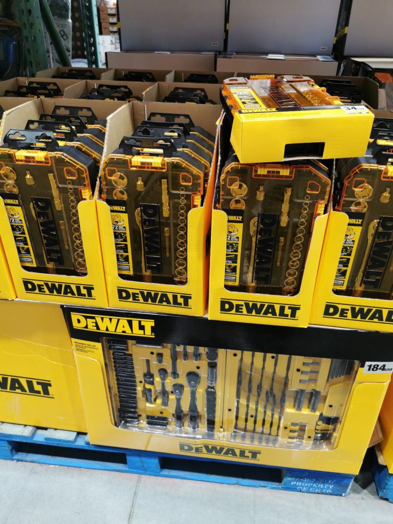 Costco1346156Dewalt ¼and 3834PCDriveSocketSetall CostcoChaser