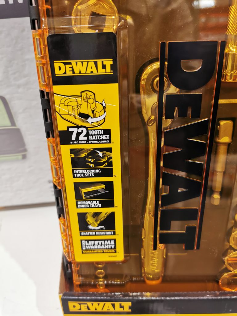 Costco1346156Dewalt ¼and 3834PCDriveSocketSet2 CostcoChaser