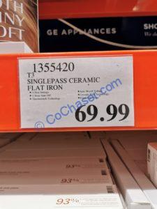 Costco-1355420-T3-Singlepass-Ceramic-Flat-Iron-tag
