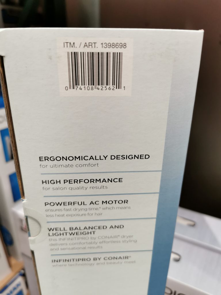 Costco1398698ConairInfinitiPROHairDryerbar CostcoChaser