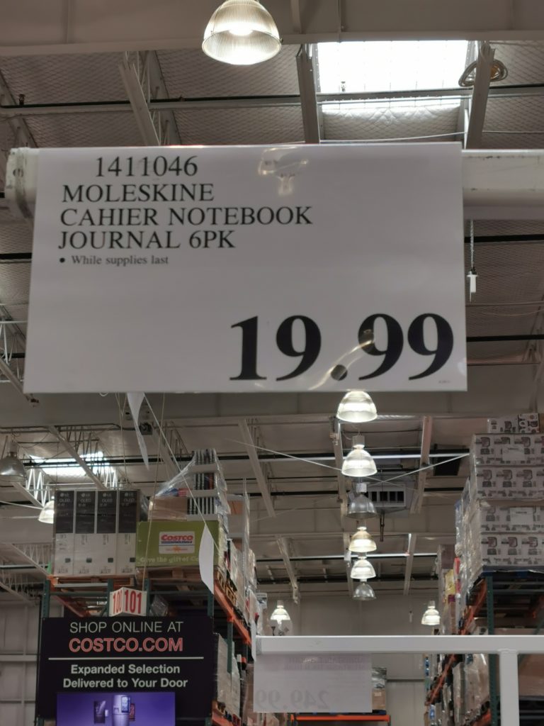Costco1411046MoleskineCahierNotebookJournaltag CostcoChaser