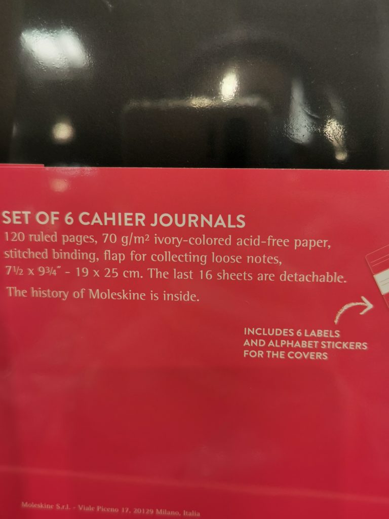 Costco1411046MoleskineCahierNotebookJournal3 CostcoChaser