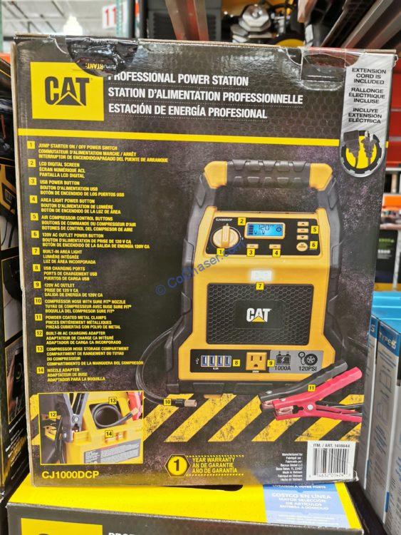 CAT 1000Amp Power Station with Jump Starter & Compressor, Model