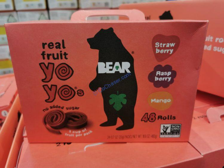 Bear Yoyos Fruit Rolls 24 Count Box CostcoChaser