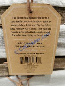 Costco-1475876-Savannah-Fabric-Hamper-with-LID-bar