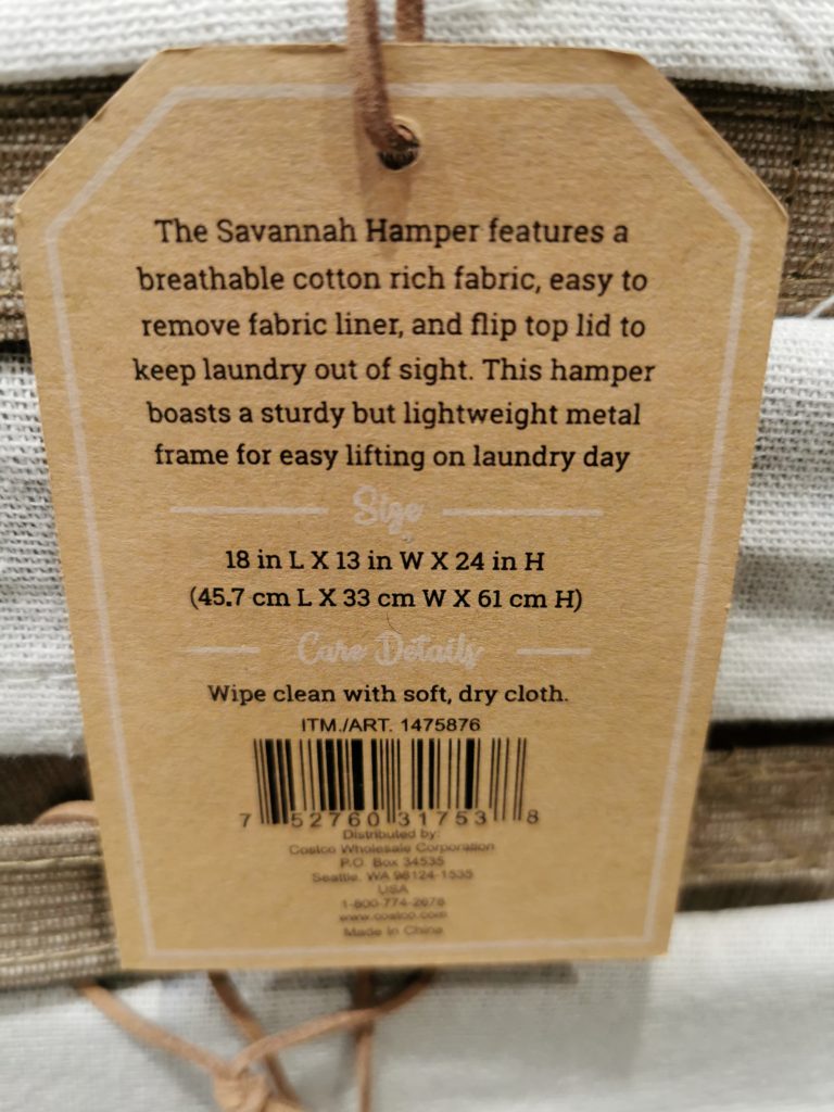 Costco-1475876-Savannah-Fabric-Hamper-with-LID-bar – CostcoChaser