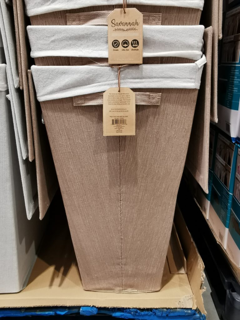 Costco1475876SavannahFabricHamperwithLID2 CostcoChaser