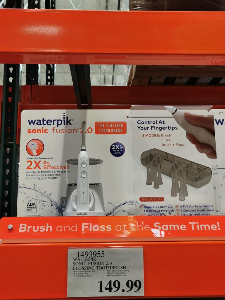Waterpik Sonic Fusion 2.0 Flossing Toothbrush CostcoChaser