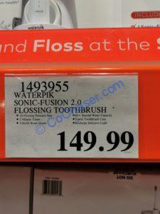 Costco-1493955-Waterpik-Sonic-Fusion-2.0-Flossing-Toothbrush-tag